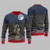 Raccoon Look At Moon Funny Ugly Sweater 2025 Christmas 4