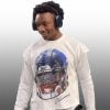 Ravens Zay Flowers Helmet Signature Shirt 5