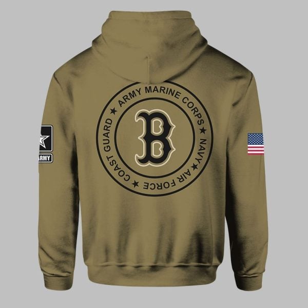 Red Sox Military Appreciation Night 2025 Hoodie 2