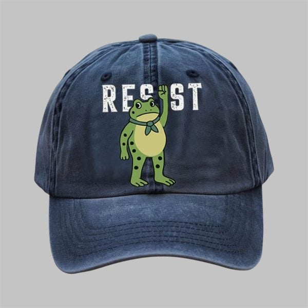 Resist Portland Frog Hat 2