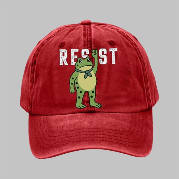 Resist Portland Frog Hat 3