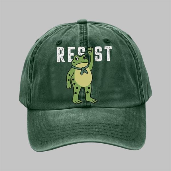 Resist Portland Frog Hat 4