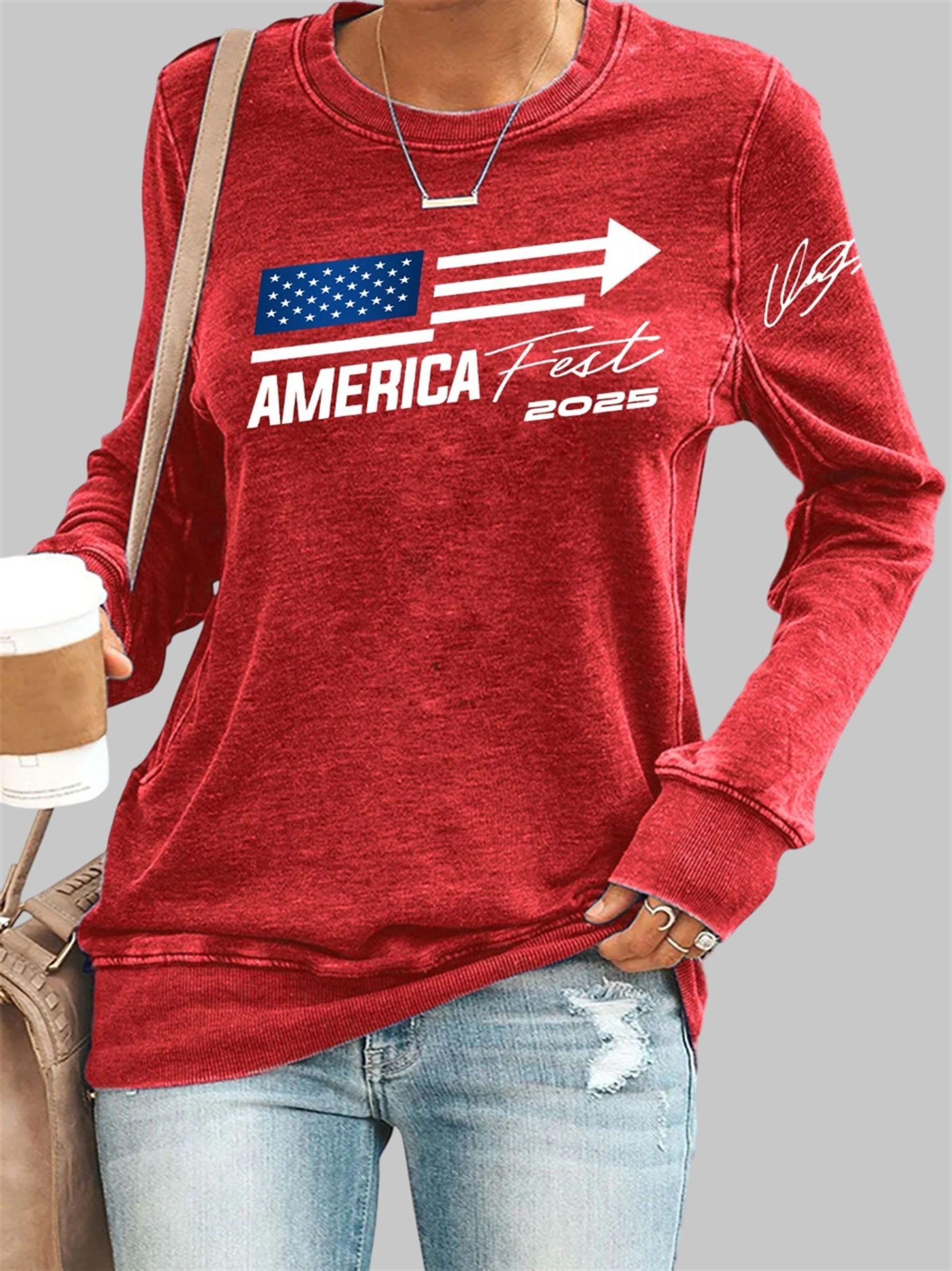 Retro America Fest 2025 Print Sweatshirt 1 Retro America Fest 2025 Print Sweatshirt 1