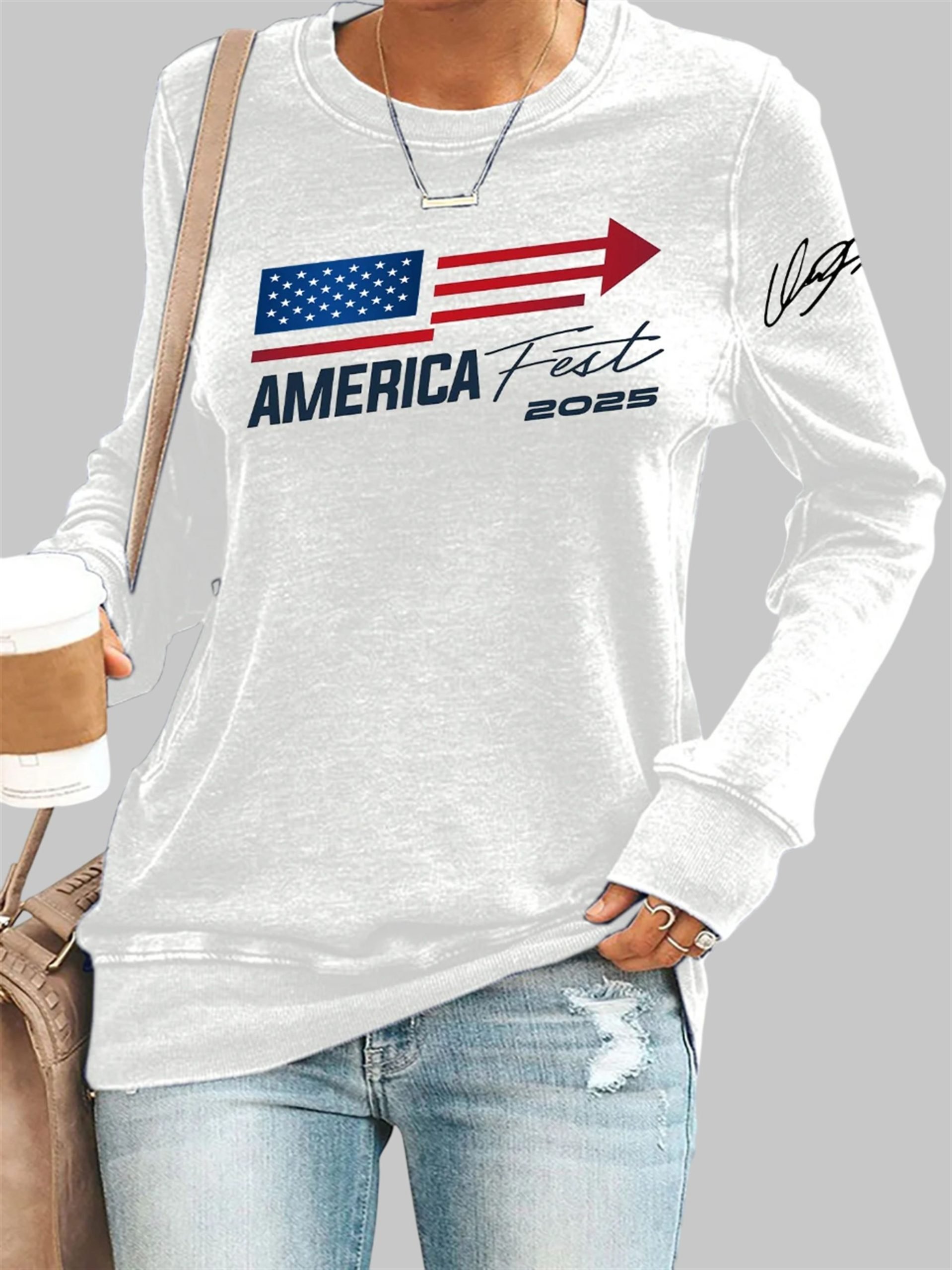 Retro America Fest 2025 Print Sweatshirt 2 Retro America Fest 2025 Print Sweatshirt 2