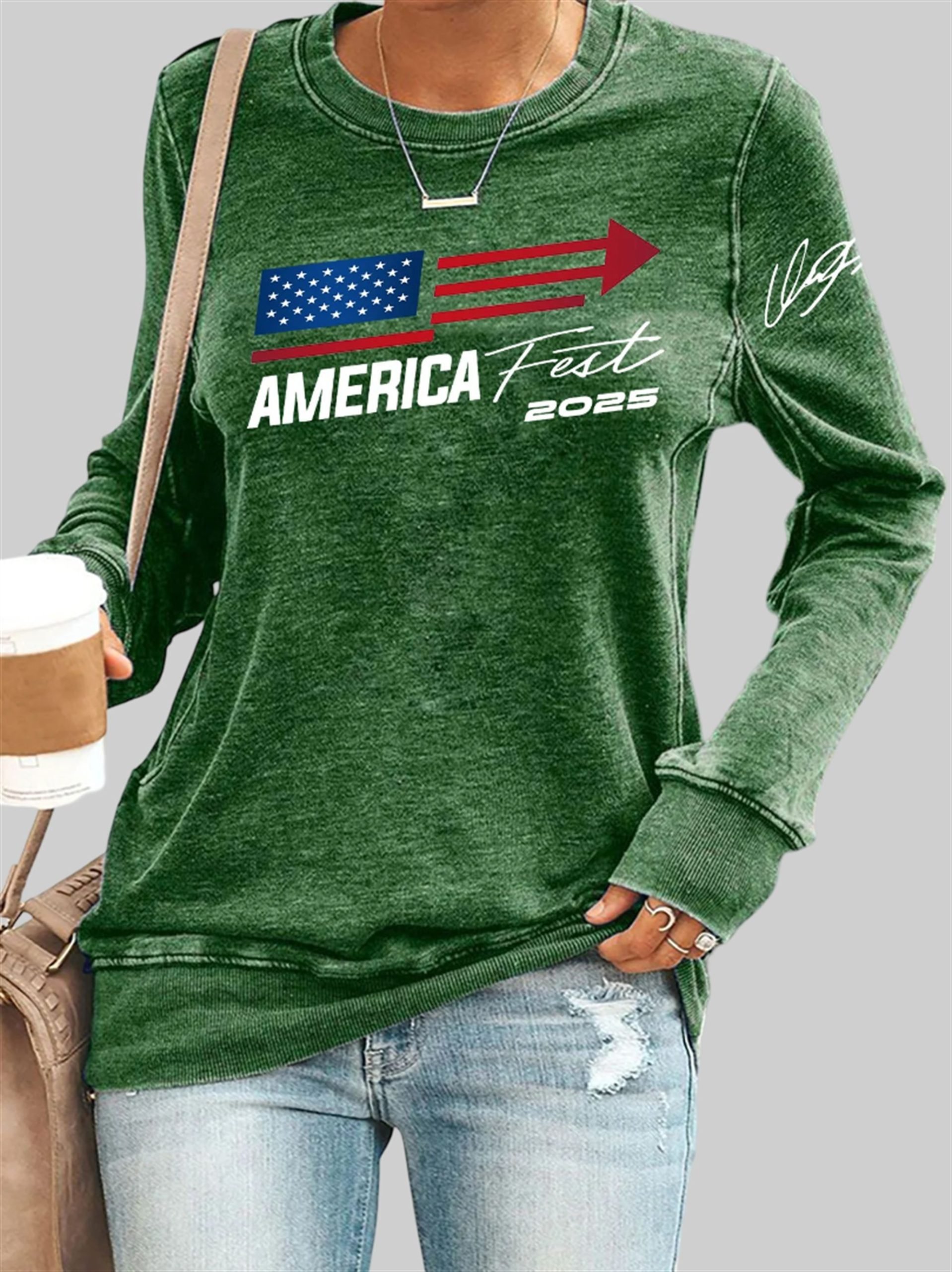 Retro America Fest 2025 Print Sweatshirt 3 Retro America Fest 2025 Print Sweatshirt 3