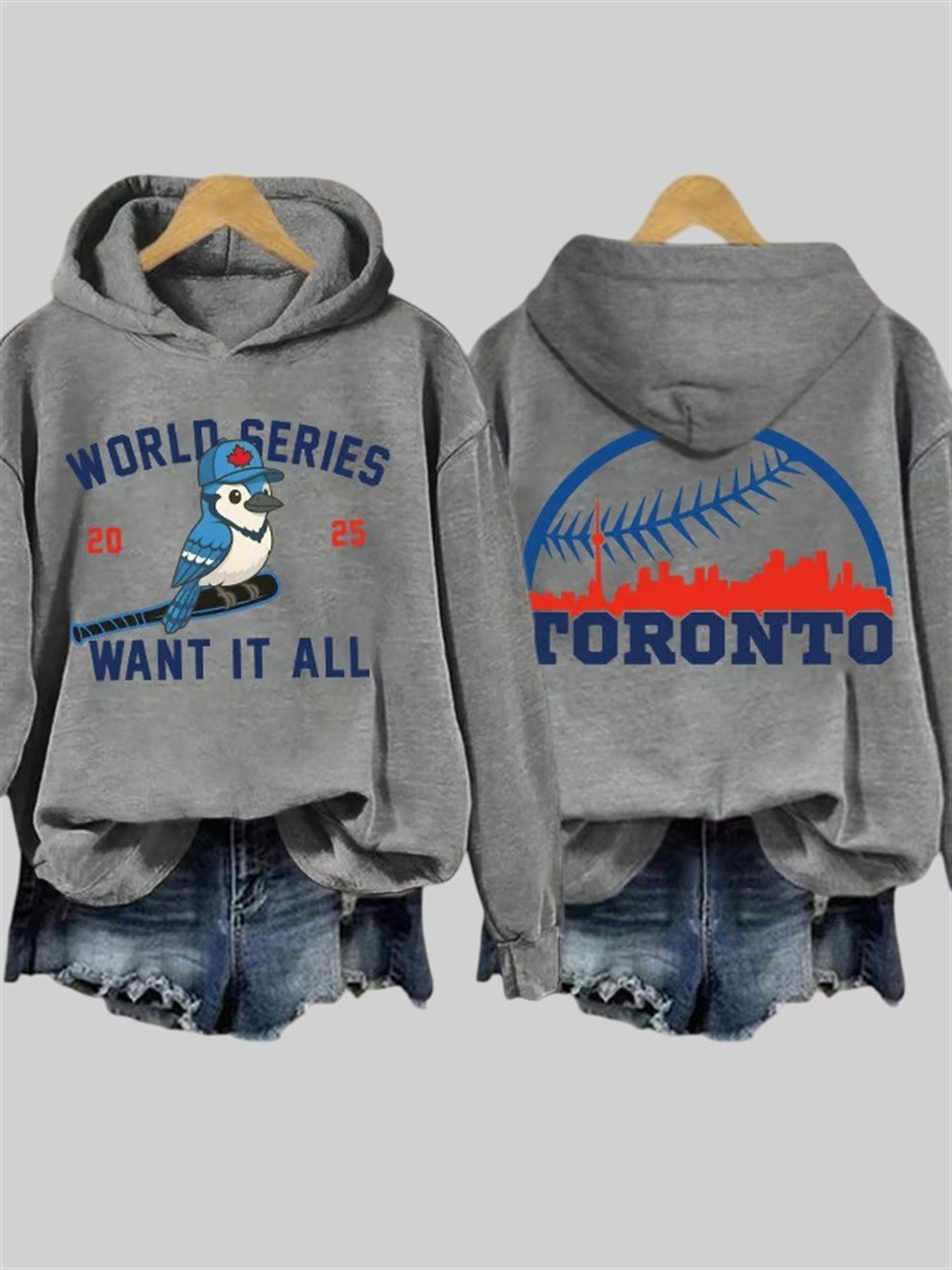 Retro Toronto Baseball World Series 2025 Want It All Print Hoodie 3 Retro Toronto Baseball World Series 2025 Want It All Print Hoodie 3