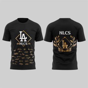 1 2025 Dodgers NLCS Champions Signature Shirt
