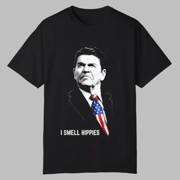Ronald Reagan I Smell Hippies Shirt 0 0