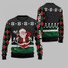 Santa Playing Golf Ugly Christmas Sweater 2025 Christmas 2