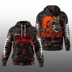 2025 Browns Graffiti 4 Life Hoodie