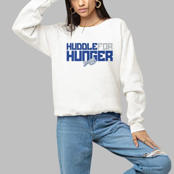 Sean McDermott Bills Huddle For Hunger Shirt 1 a