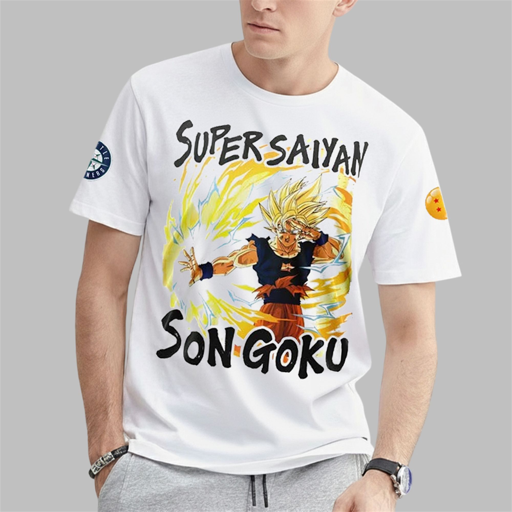 Seattle Mariners Julio Rodriguez Son Goku Shirt 1 2 Seattle Mariners Julio Rodriguez Son Goku Shirt 1 2