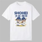 Shohei Ohtani Superstar Cartoon Baseball Shirt