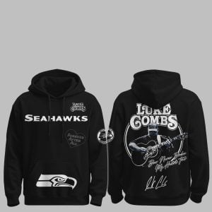 1 Seahawks Luke Combs Beer Never Broke My Heart Tour 2025 Hoodie