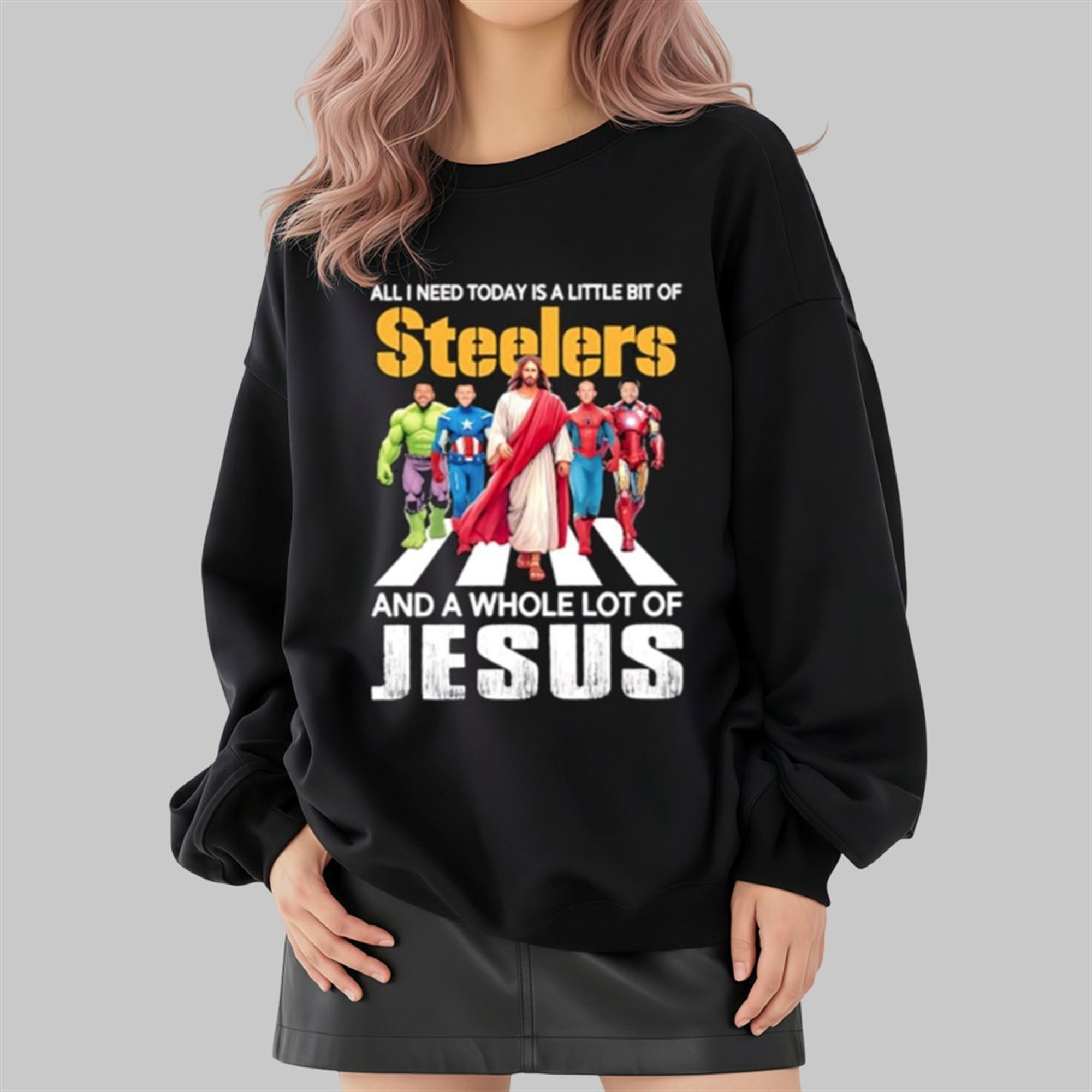 Steelers And A Whole Lot of Jesus Shirt 4 Steelers And A Whole Lot of Jesus Shirt 2 4