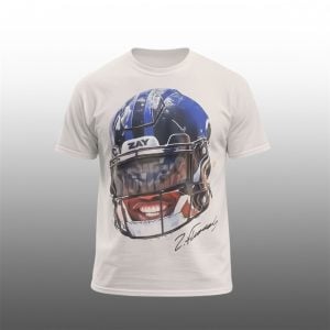 Ravens Zay Flowers Helmet Signature Shirt 1