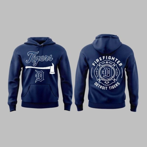 Tigers Firefighter Appreciation Month 2025 Hoodie 1 1