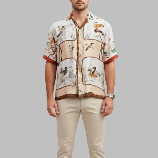 Travis Kelce Wood Duck Hawaiian Shirt 2