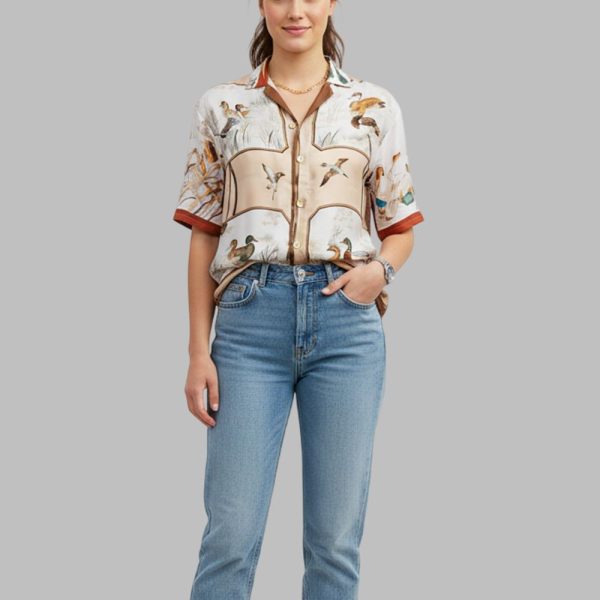 Travis Kelce Wood Duck Hawaiian Shirt 3