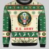 US Army Proudly Served Veterans Ugly Christmas Sweater 2