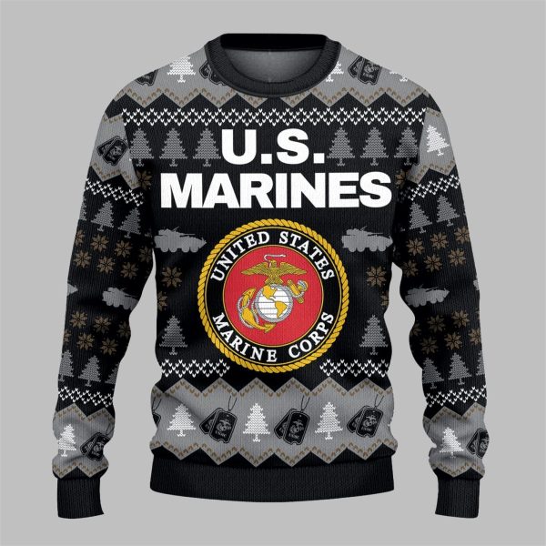 US Marines Ugly Sweater 2025 Christmas 1