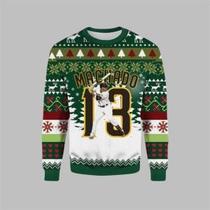 2025 Christmas Machado Padres Ugly Sweater 1 1