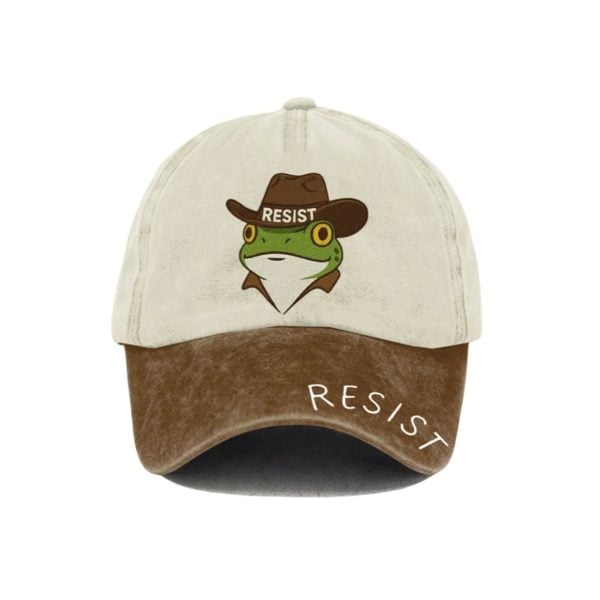 Unisex Resort FDT Polish Frog Print Hat 1 2
