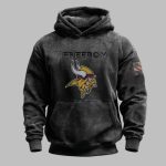 Vikings Freedom Flag 2025 Hoodie