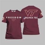 Virginia Tech Freedom Charlie Kirk Shirt