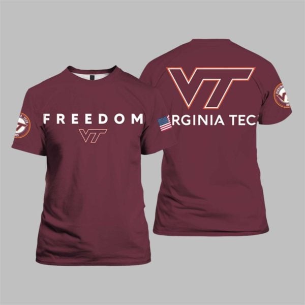 Virginia Tech Freedom Charlie Kirk Shirt 1 1