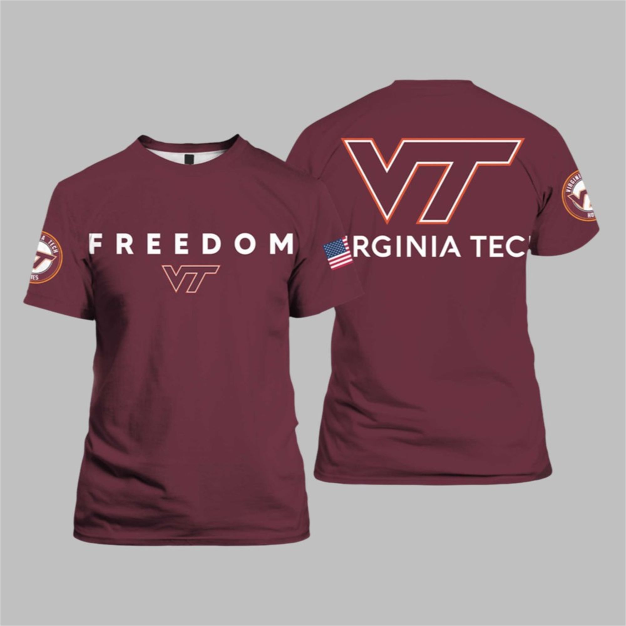 Virginia Tech Freedom Charlie Kirk Shirt 1 1 Virginia Tech Freedom Charlie Kirk Shirt 1 1