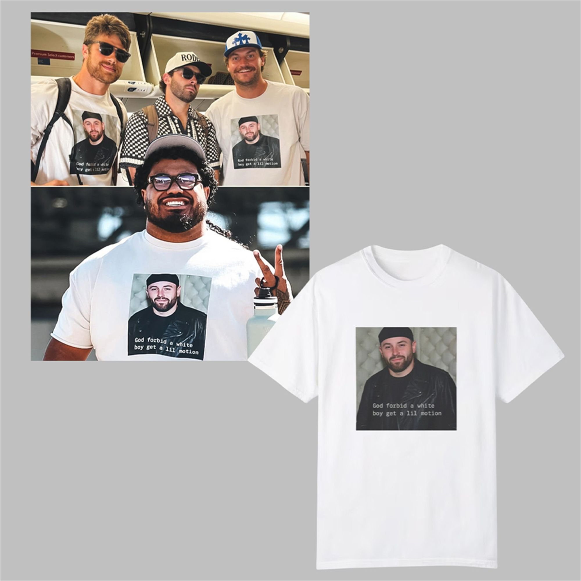 Vita Vea QB God Forbid A White Boy Get A Lil Motion Shirt 3 5 Vita Vea QB God Forbid A White Boy Get A Lil Motion Shirt 3 5