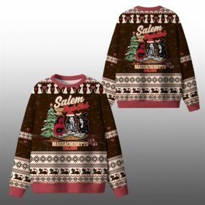 2025 Christmas Salem Book Club Library Ugly Sweater 1 1