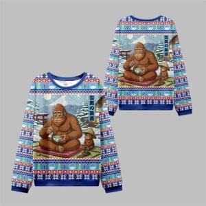 2025 Christmas Gingerbread Monster Ugly Sweater