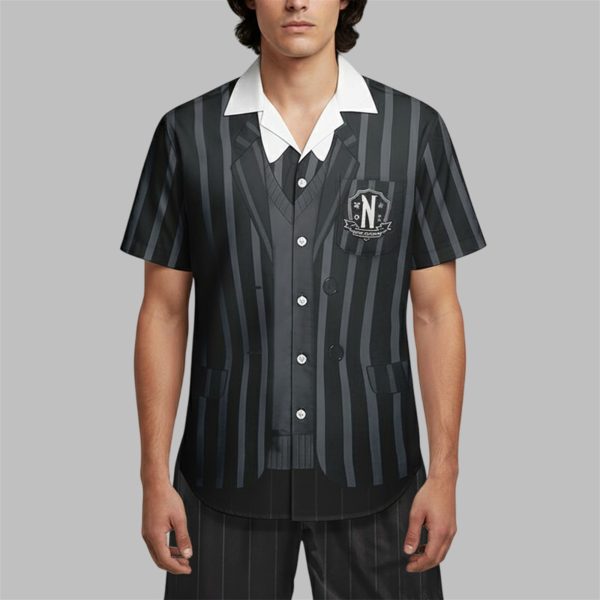 Wednesday Addams Nevermore Academy Halloween Costume Hawaiian Shirt 4