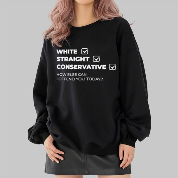 White Straight Conservative Shirt 2 4