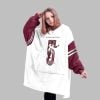 2025 Daniels 5 Washington Football Blanket Hoodie 4