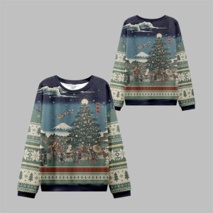 2025 Christmas Japanese Traditions Ugly Sweater 1 1