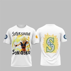 Seattle Mariners Julio Rodriguez Son Goku Shirt 1 1