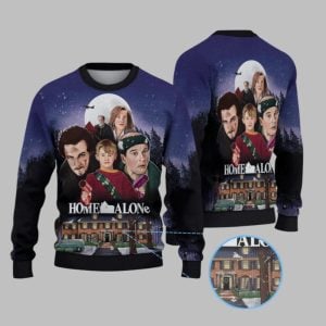 2025 Christmas Home Alone Christmas Ugly Sweater 1 1
