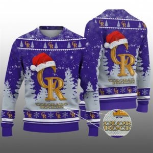 2026 Christmas Rockies Ugly Christmas Sweater 1 1