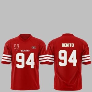 0 SF 49ers Bad Bunny Benito 2025 2026 Jersey