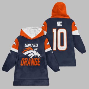 2025 United In Orange Denver Blanket Hoodie 1