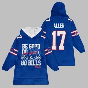 2025 Be Goo Do Good God Bless Go Bilss Allen Blanket Hoodie 1