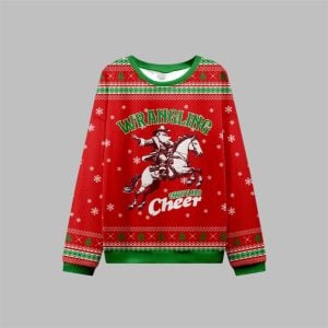 2025 Christmas Wrangling Christmas Cheer Ugly Sweater 1 1