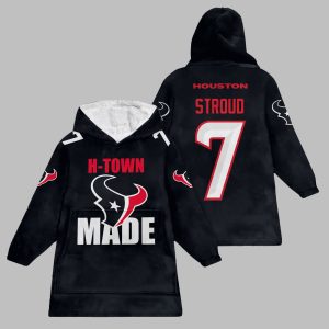 2025 H Town Made Stroud 7 Houston Blanket Hoodie 1