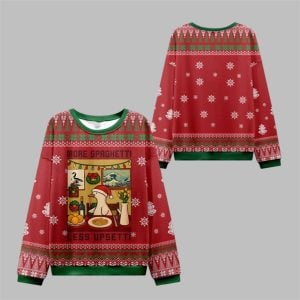 2025 Christmas Spaghetti Less Upsetti Ugly Sweater