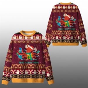 2026 Christmas Read Everything Ugly Sweater 1 1