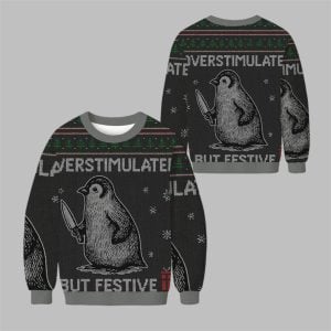2025 Christmas But Festive Ugly Sweater 1 1
