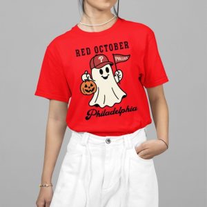 Phillies Red October Halloween Ghost Shirt 5 2